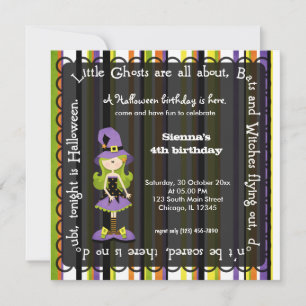 Hocus Pocus Witch Birthday (zwart) Kaart