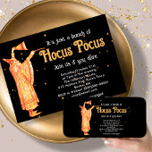 Hocus Pocus Wizard Halloween Kaart
