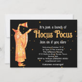 Hocus Pocus Wizard Halloween Kaart (Voorkant)