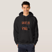 Hocus Pocus Y'all Halloween Cat Design Hoodie (Voorkant volledig)