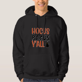 Hocus Pocus Y'all Halloween Cat Design Hoodie