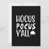 hocus pocus y'all kaart (Voorkant)
