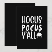 hocus pocus y'all kaart (Voorkant / Achterkant)