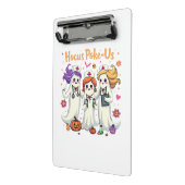 Hocus-Poke Ons Verpleegkundige Spook Halloween Gee Mini Klembord (Angled2)