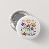 Hocus-Poke US Nursing Spooky Halloween Ghost Ronde Button 3,2 Cm (Voorkant /achterkant)