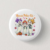 Hocus-Poke US Nursing Spooky Halloween Ghost Ronde Button 3,2 Cm (Voorkant)
