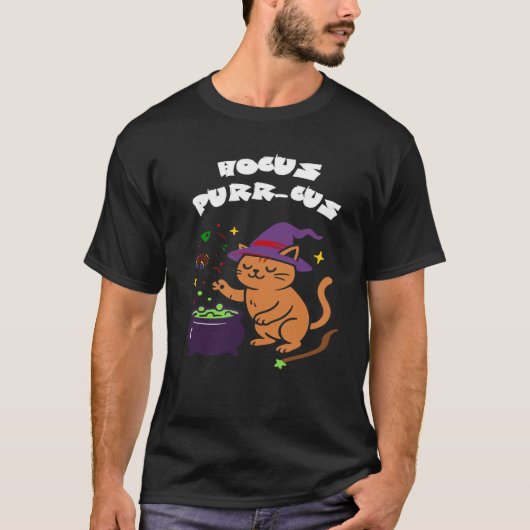 Hocus Purrcus T-shirt (Voorkant)