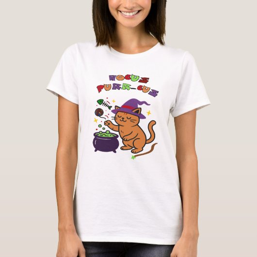 Hocus Purrcus T-shirt (Voorkant)
