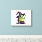 Hocus Shellcus Turtle Canvas Afdruk (Insitu (Houten vloer))