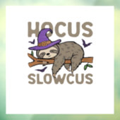 Hocus Slowcus Funny Halloween Sloth Classic T-Shir Raamsticker (Vel 3)