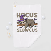 Hocus Slowcus Grappig Halloween Luiaard Classic T- Golfhanddoek (Insitu)