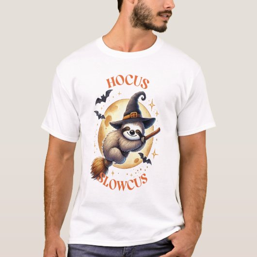 Hocus Slowcus Hekensloothond T-shirt (Voorkant)