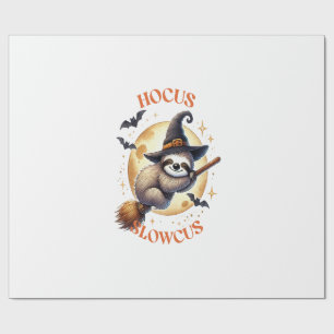 Hocus Slowcus Heks Luiaard Cadeaupapier