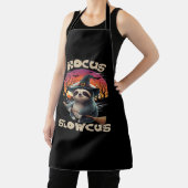 Hocus Slowcus Luiaard liefhebbers Halloween kostuu Schort (Insitu)