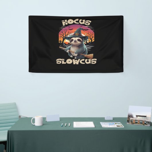 Hocus Slowcus Luiaard liefhebbers Halloween kostuu Spandoek (Beurs)