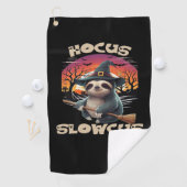 Hocus Slowcus Sloth lovers Halloween costume tee E Golfhanddoek (Insitu)
