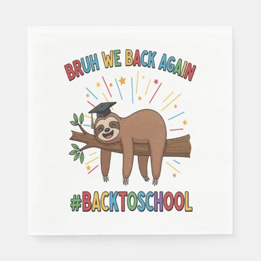 Hocus Slowcus Witch Sloth Servet (Voorkant)