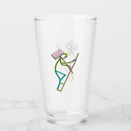 Hod Carrier Stickman Glas