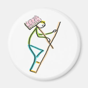 Hod Carrier Stickman Magneet