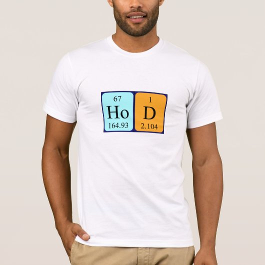 HoD periodiek shirt van het lijstwoord (Voorkant)