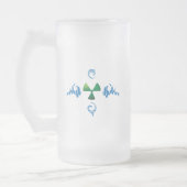 Hodag beach ball glass mok (Links)