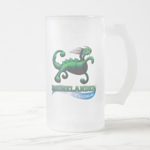 Hodag beach ball glass mok