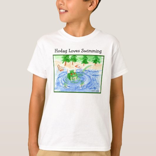 Hodag Loves Swimming T-shirt (Voorkant)