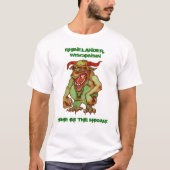 HODAG ONTWERP ~ SHIRTEN ~ RHINELANDER WISCONSIN T-SHIRT (Voorkant)