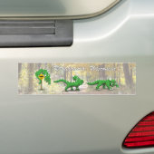 Hodag oversteekplaats bumper sticker, Rhinelander, Bumpersticker (Op auto)