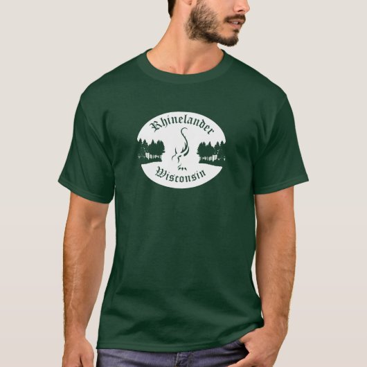 Hodag. Rhinelander, Wisconsin T-shirt (Voorkant)