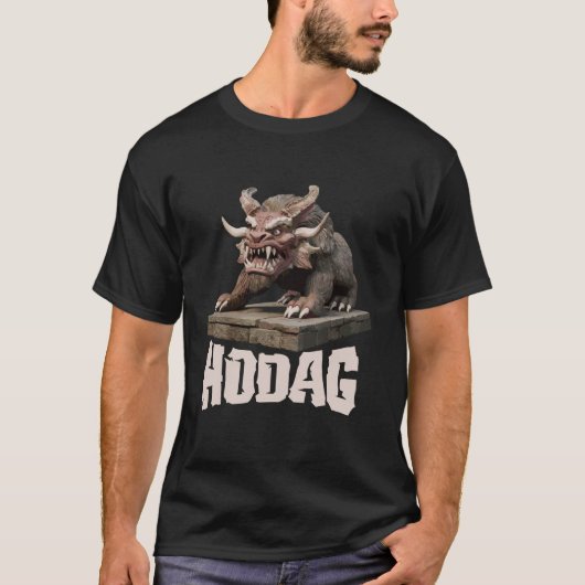 Hodag Wisconsin Cryptid Folklore Mythisch T-shirt (Voorkant)