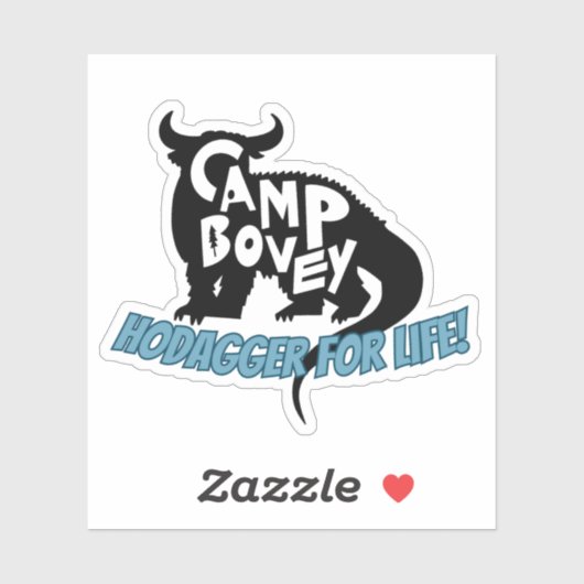 Hodagger voor het leven Vinyl Sticker (Vel)