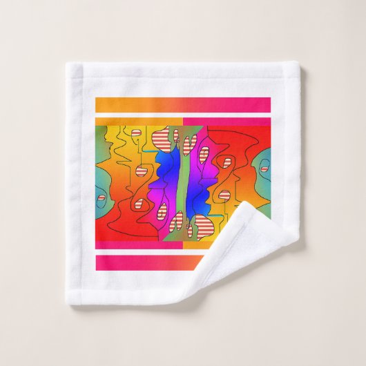 Hodge Podge bruiloft verjaardag housewarming Bad Handdoek (Wasdoekje)