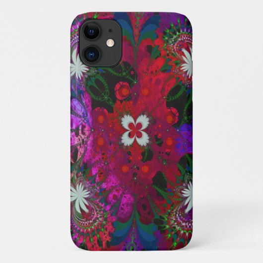 Hodge Podge Floral Abstract Case-Mate iPhone Case (Achterkant)