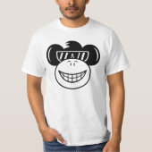 Hodgemonkey T-Shirt (wit) (Voorkant)