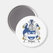 Hodges Family Crest Magneet (Voorkant / Achterkant)