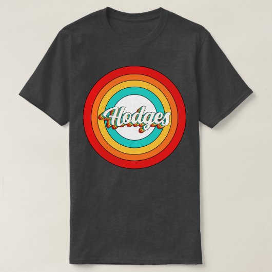 Hodges Naam Shirt Hodges Circle (Design voorkant)