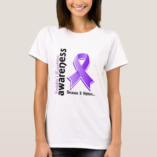 Hodgkin Lymfoom Bewustheid 5 T-shirt (Voorkant)