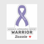 Hodgkin Lymfoom Cancer Vinyl Sticker (Vel)