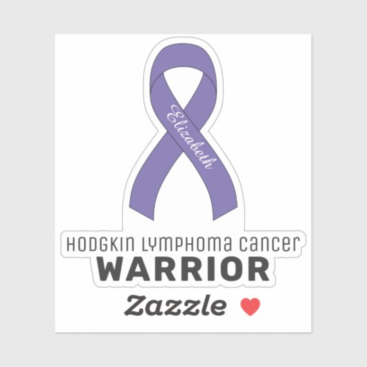 Hodgkin Lymfoom Cancer Vinyl Sticker (Vel)