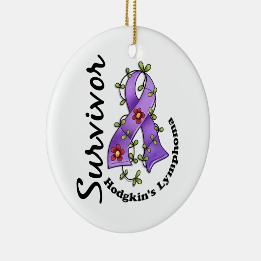 Hodgkin lymfoom Survivor 15 Keramisch Ornament (Rechts)