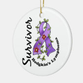 Hodgkin lymfoom Survivor 15 Keramisch Ornament (Links)