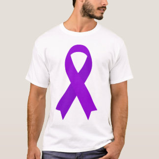 Hodgkin Lymfoom Violet Awareness Ribbon TShirt