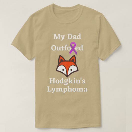 Hodgkins Lymfoom Bewustzijn van de ziekte van Love T-shirt (Design voorkant)