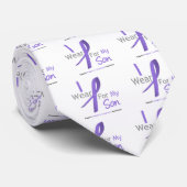 Hodgkin's lymfoom Ik Draag Violet Ribbon voor mijn Stropdas (Opgerold)