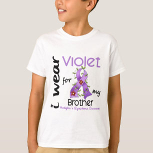 Hodgkins Lymfoom Ik Draag Violet voor mijn broer 4 T-shirt