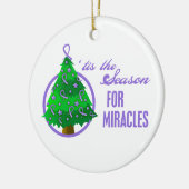 Hodgkin's lymfoom kerstmengeling keramisch ornament (Links)