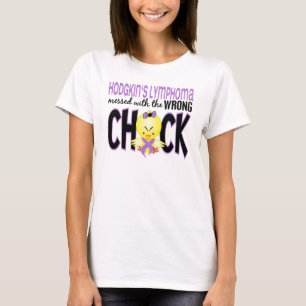 Hodgkins lymfoom met de verkeerde meid t-shirt