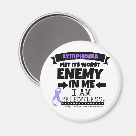 Hodgkin's lymfoom ontmoette zijn ergste vijand in  magneet (Voorkant / Achterkant)