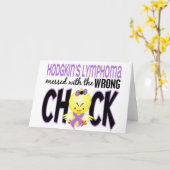 Hodgkins-lymfoom verpest met het verkeerde kuiken kaart (Gele Bloem)